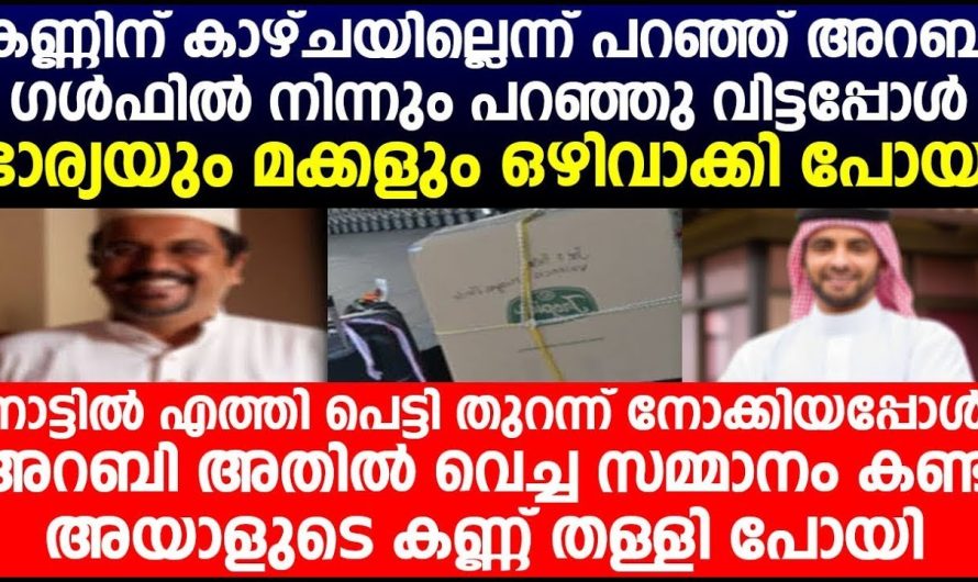 ഗൾഫിൽ നിന്നും പറഞ്ഞു വിട്ടപ്പോൾ ഭാര്യയും മക്കളും ഒഴിവാക്കി പോയ വൃദ്ധനായ മനുഷ്യന് സംഭവിച്ചത്!