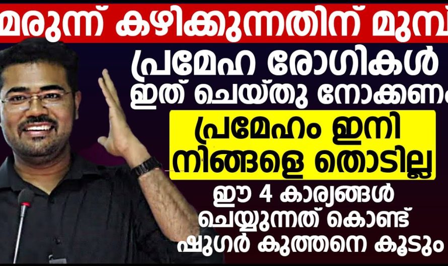 പ്രമേഹ രോഗികൾ ഇത് ചെയ്തു നോക്കണം പ്രമേഹം ഇനി തൊടില്ല