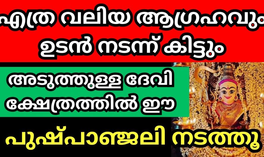 നിങ്ങളുടെ വീടിനടുത്ത് ഒരു ദേവി ക്ഷേത്രമുണ്ടോ? എങ്കിൽ മറക്കാതെ ഈ ഒരു കാര്യം ചെയ്യൂ