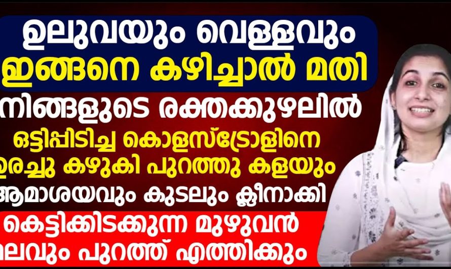 രക്തക്കുഴലിൽ ഒട്ടിപ്പിടിച്ച കൊളസ്ട്രോളിനെ പുറത്തു കളയണോ??? ഇങ്ങനെ ചെയ്താൽ മതി