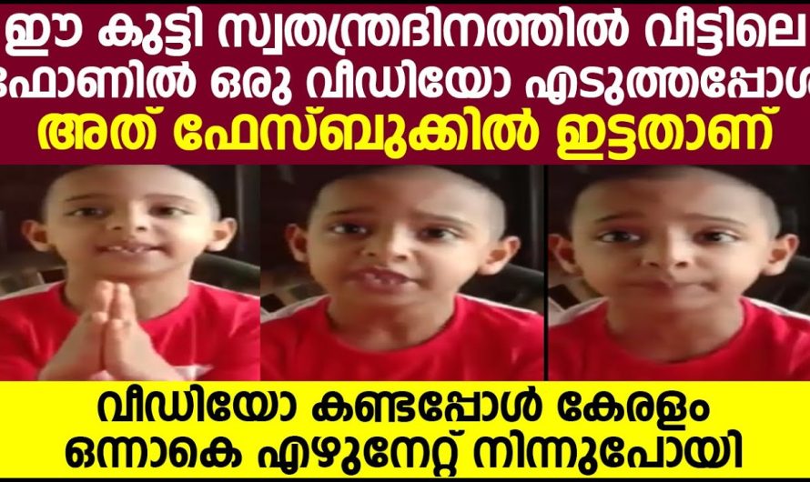 വീഡിയോ കണ്ടപ്പോൾ കേരളം ഒന്നാകെ എഴുനേറ്റ് നിന്നുപോയി