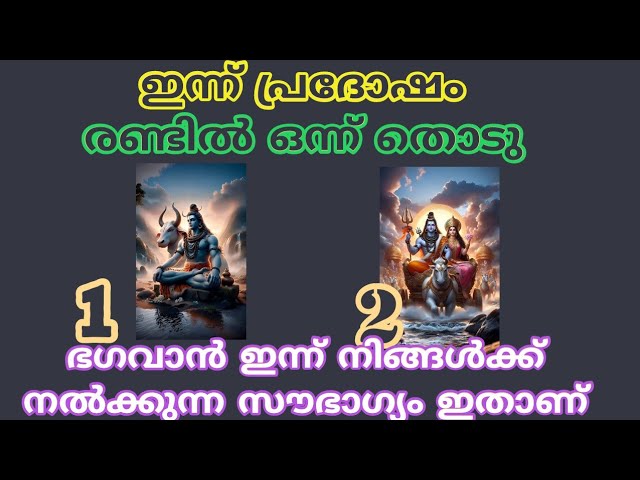 ഇന്ന് പ്രദോഷം ഇന്ന് ഭഗവാൻ നിങ്ങൾക്ക് നൽക്കുന്ന സൗഭാഗ്യങ്ങൾ