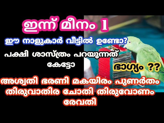 ഈ നക്ഷത്രക്കാർ വീട്ടിൽ ഉണ്ടെങ്കിൽ മഹാസഭാഗ്യം  പക്ഷി ശാസ്ത്രം പറയുന്നത് കേട്ട് നോക്കു