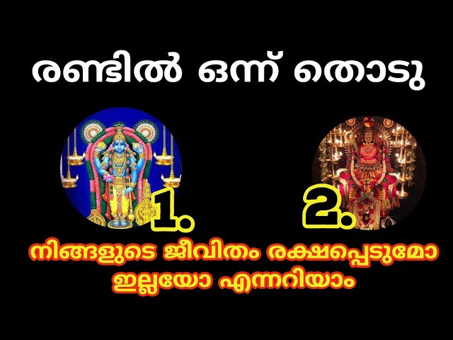 നിങ്ങൾ രക്ഷപ്പെടുമോ ഇല്ലയോ എന്നറിയാം രണ്ടിൽ ഒന്ന് തൊടു