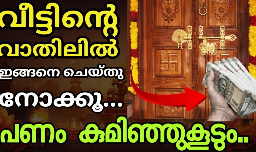 വീടിന്റെ പ്രധാനവാതില്‍ ഇങ്ങനെ അലങ്കരിച്ചിട്ടുണ്ടോ…?  പണം കുമിഞ്ഞുകൂടും