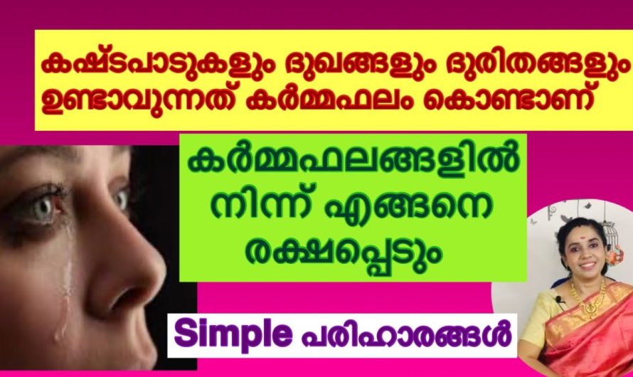 നിങ്ങൾ ചെയ്തിട്ടുള്ള കർമ്മഫലങ്ങളിൽ നിന്ന് എങ്ങനെ രക്ഷപ്പെടാം…. ഇതാ പരിഹാരങ്ങൾ…