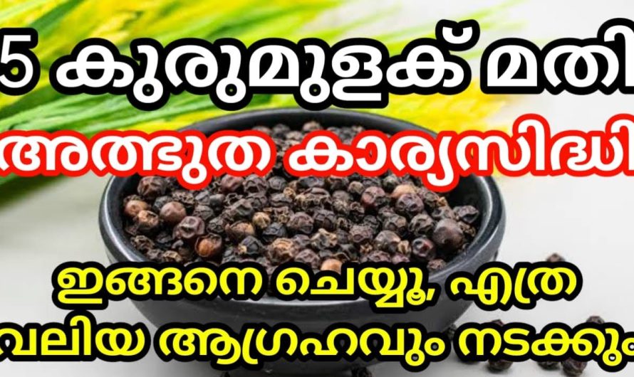 5 കുരുമുളക് മതി  എത്ര വലിയ ആഗ്രഹവും നടന്ന് കിട്ടും, ഇങ്ങനെ ചെയ്യൂ