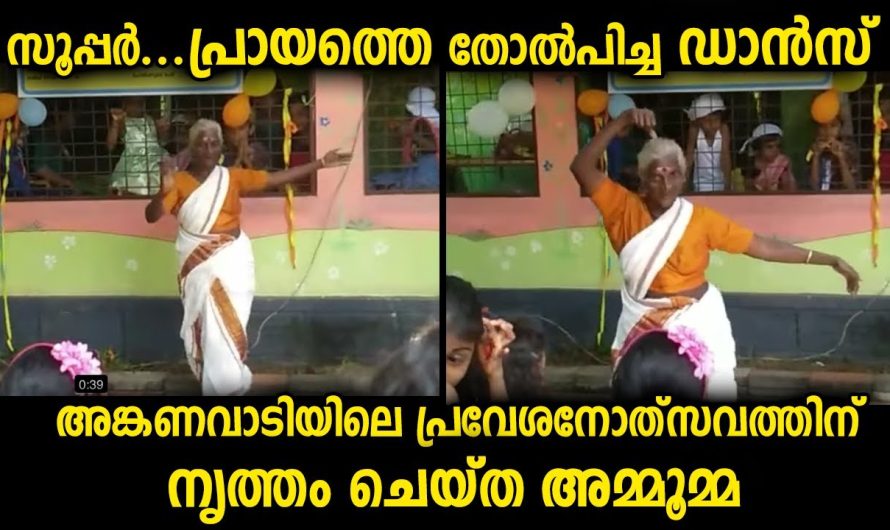 പറയാൻ വാക്കുകളില്ല പ്രായത്തെ തോൽപ്പിച്ചു അമ്മൂമ്മയുടെ കിടിലൻ ഡാൻസ് ..