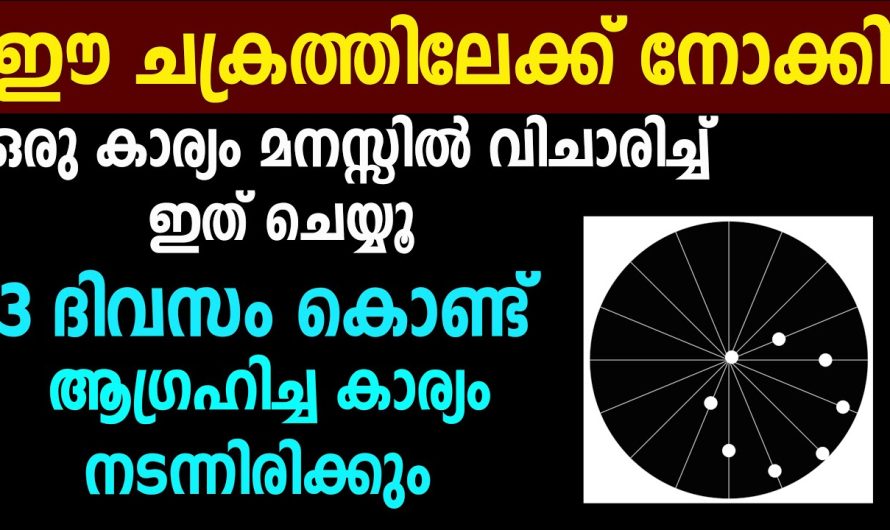 എത്ര ശ്രമിച്ചിട്ടും നടക്കാത്ത കാര്യം വരെ നടന്നുകിട്ടുന്നതാണ്,അത്ഭുതം ഇപ്പോൾ വൈറൽ,