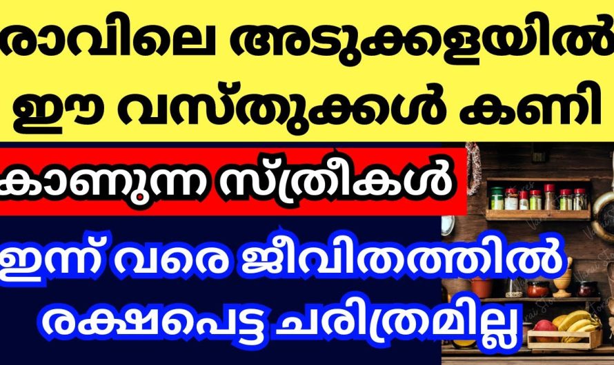 രാവിലെ എഴുന്നേറ്റ് അടുക്കളയിൽ കയറുമ്പോൾ ഈ വസ്തുക്കൾ കണി കാണല്ലേ, ദുരിതവും ഒഴിയില്ല