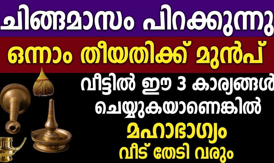 ചിങ്ങം1ന് മുൻപ് വീട് ഇങ്ങനെ ഒരുക്കൂ,ഇതിലും വലിയ ഭാഗ്യം വേറെ ഇല്ല